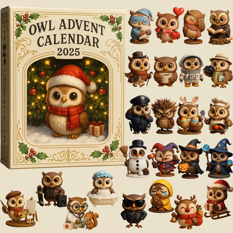 🦉 Uilen Adventskalender 2025🎄24 dagen vol verwondering, wijsheid en grilligheid ✨