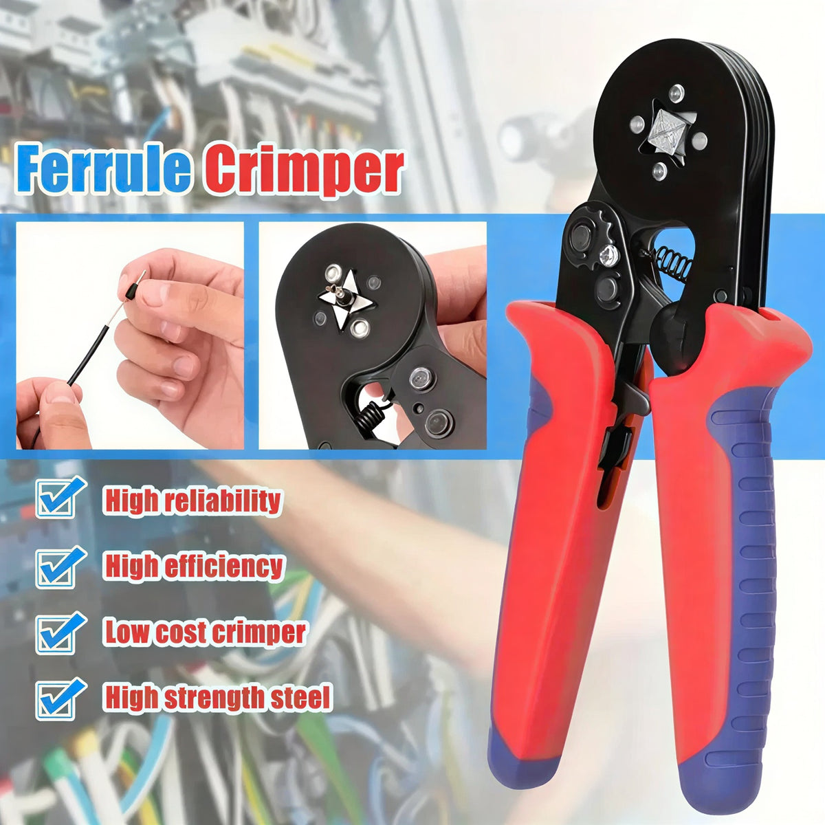 🔥Multifunctional Wire Terminal Crimping Tool, 1 Set Wire Crimping Tool Kit🔥