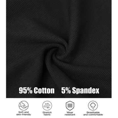 Women's Ribbed Tank Top with Built-in Shelf Bra – Soft Stretch Cami, No Bra Needed for Everyday, Lounge & Casual Wear