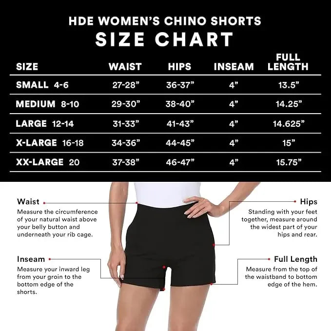 Women's High Waist Tailored Shorts – Slim Fit Stretch Fabric with Pockets, Chic Dress Shorts for Office & Casual Summer Wear