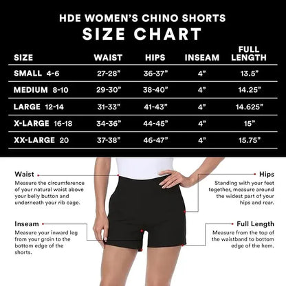 Women's High Waist Tailored Shorts – Slim Fit Stretch Fabric with Pockets, Chic Dress Shorts for Office & Casual Summer Wear