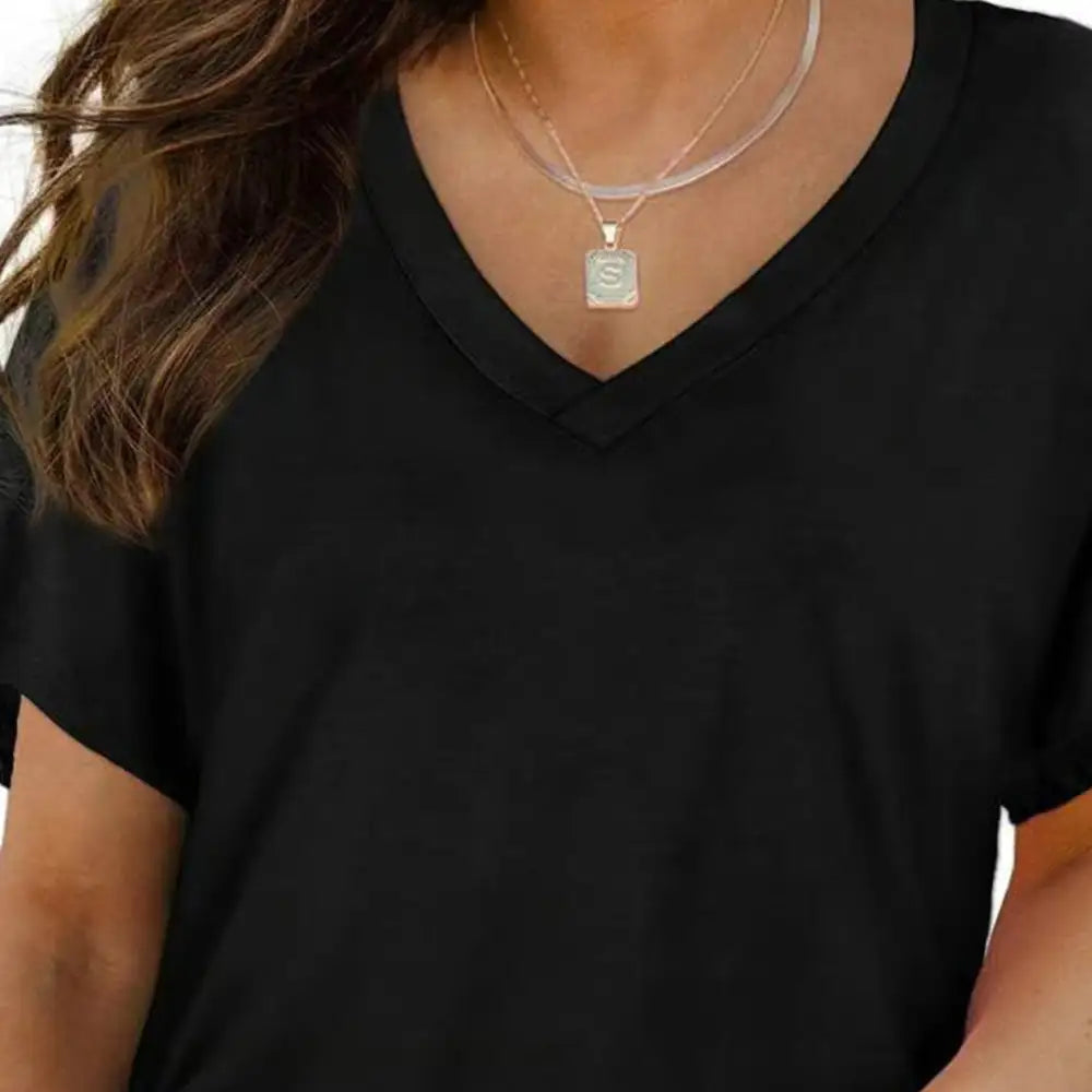 Women's V-Neck Everyday Tee | Ultra-Soft, Flattering Fit & All-Day Comfort
