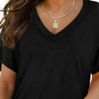 Women's V-Neck Everyday Tee | Ultra-Soft, Flattering Fit & All-Day Comfort