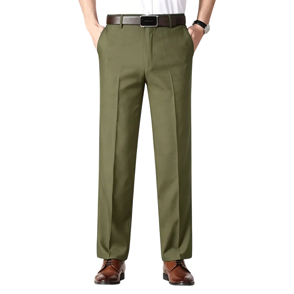 Men's Cooling Ice-Silk Pants – Breathable Comfort-Fit Trousers