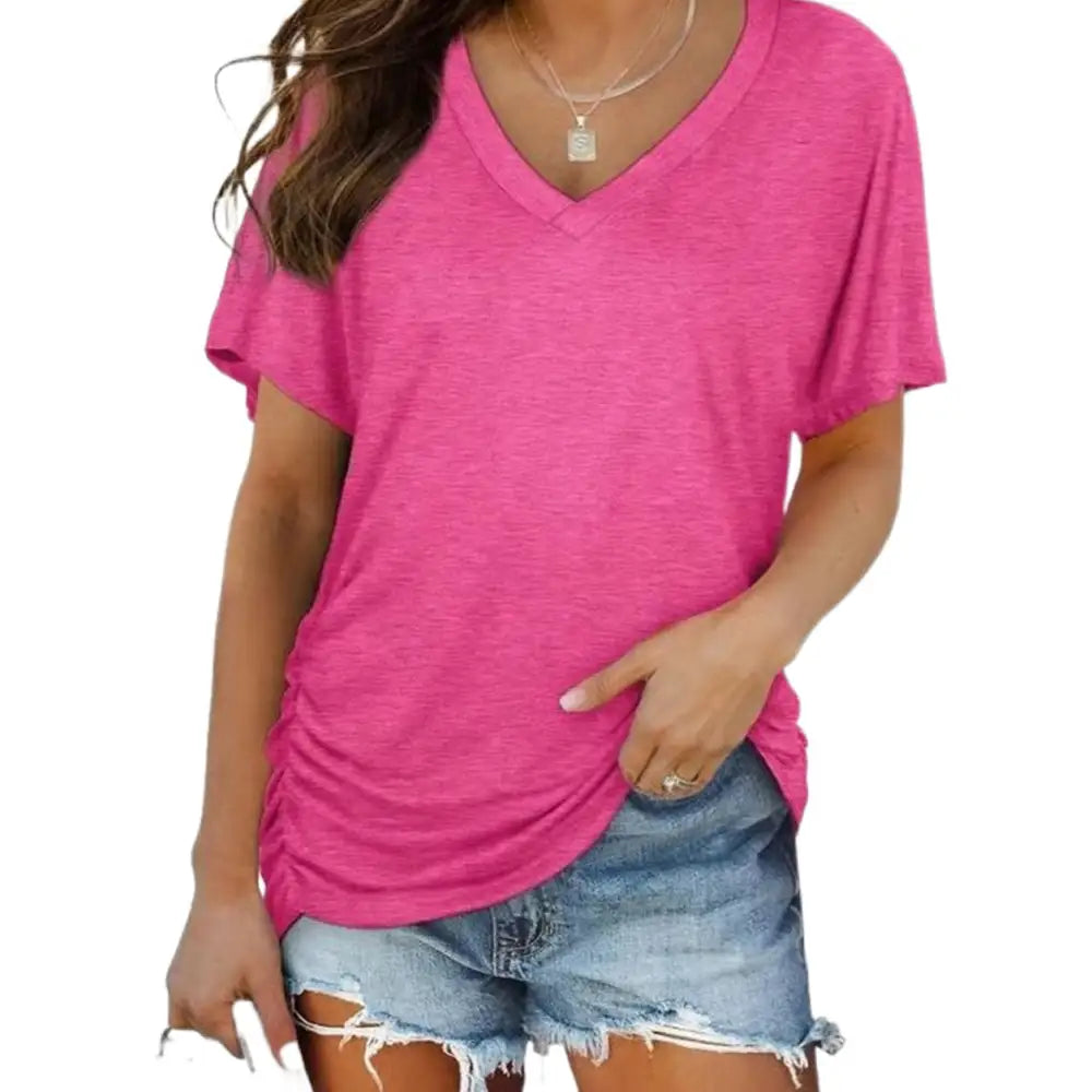 Women's V-Neck Everyday Tee | Ultra-Soft, Flattering Fit & All-Day Comfort