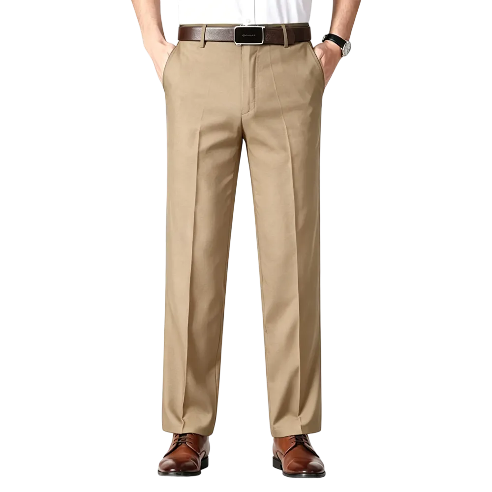 Men's Cooling Ice-Silk Pants – Breathable Comfort-Fit Trousers