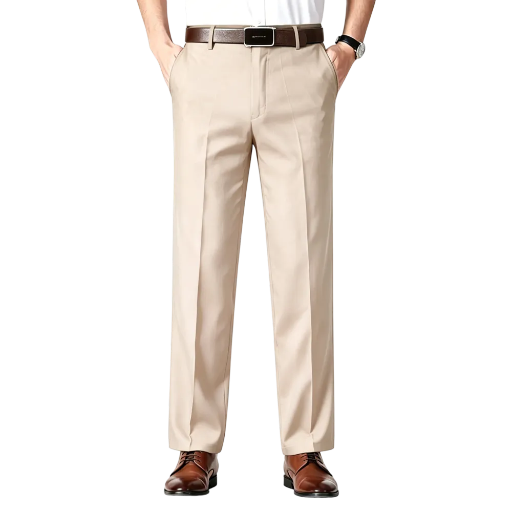 Men's Cooling Ice-Silk Pants – Breathable Comfort-Fit Trousers