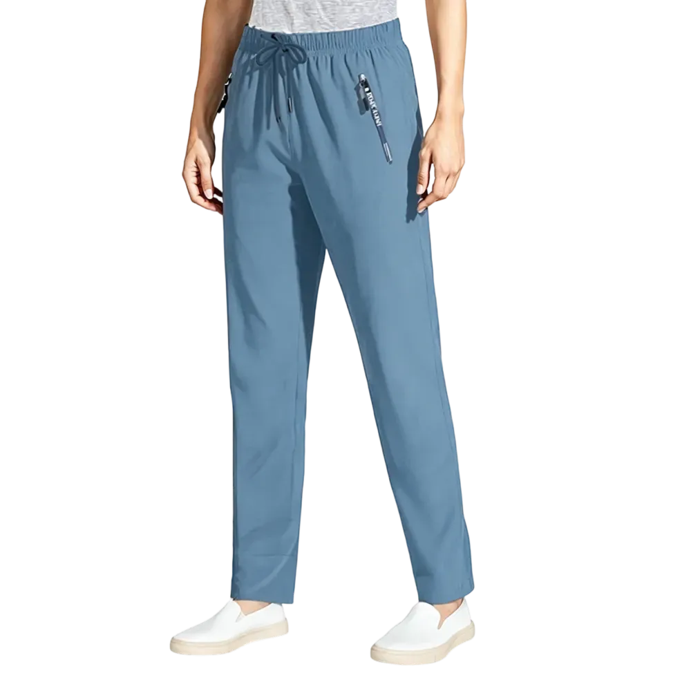 Women's Cooling Ice Silk Pants – Ultra Stretch High Waist Lightweight Trousers for Summer, Lounge & Everyday Comfort