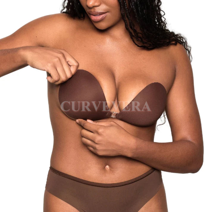 Seamless Push-up Sticky Bra
