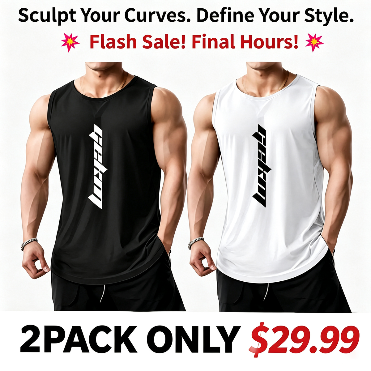 Men's Performance Tank Top – Lightweight Gym & Casual Athletic Shirt