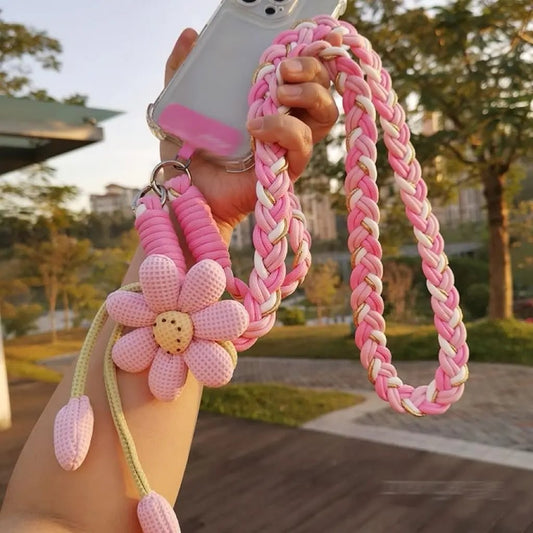 Cute Floral Phone Crossbody Lanyard – Hands-Free & Stylish!