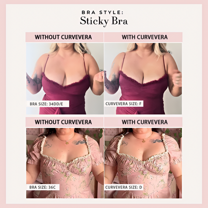 Seamless Push-up Sticky Bra