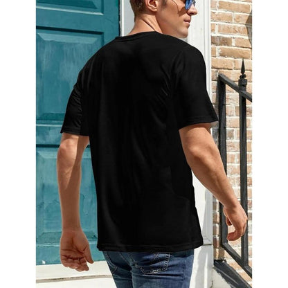 Eat Healthy Lifestyle Theme T - Shirt -Casual Comfortable 100% Cotton Double - Sided Digital Printing