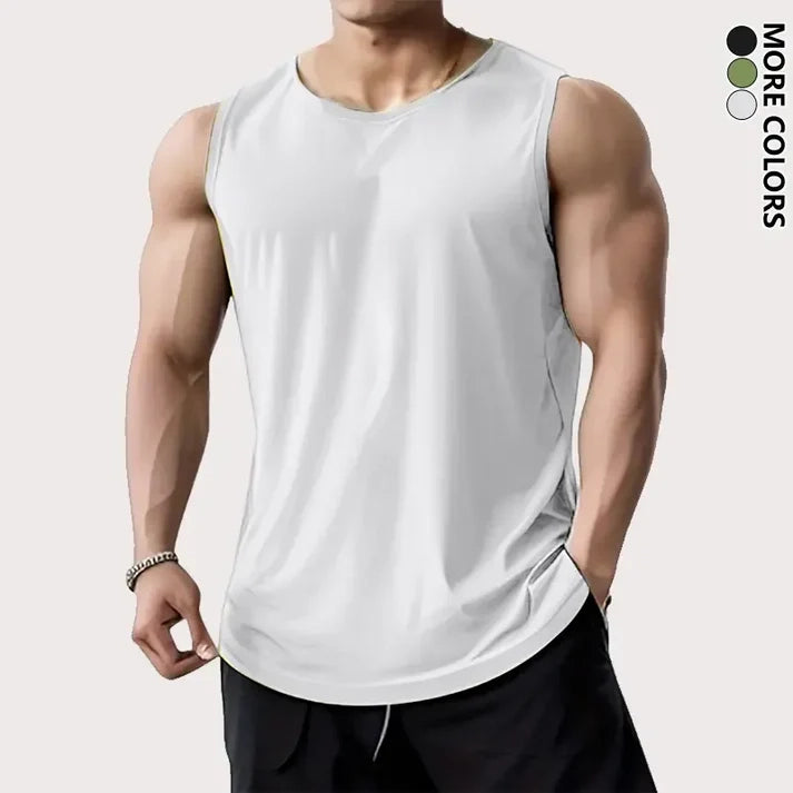 Men's Sleek Athletic Tank Top – Ultra-Soft Moisture-Wicking Fabric, Perfect for Gym to Street Style