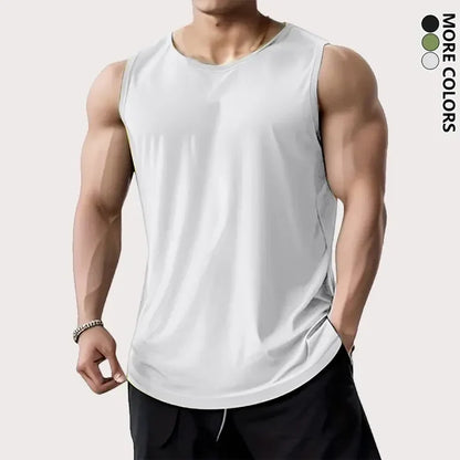 Men's Sleek Athletic Tank Top – Ultra-Soft Moisture-Wicking Fabric, Perfect for Gym to Street Style