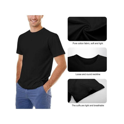Eat Healthy Lifestyle Theme T - Shirt -Casual Comfortable 100% Cotton Double - Sided Digital Printing
