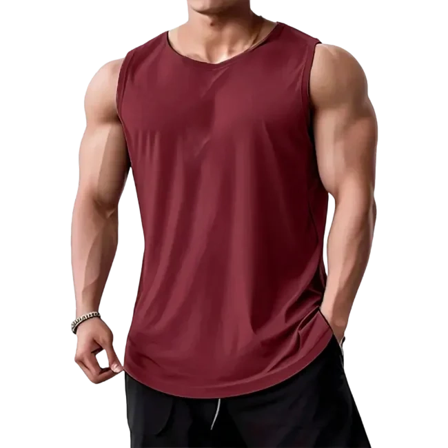 Men's Sleek Athletic Tank Top – Ultra-Soft Moisture-Wicking Fabric, Perfect for Gym to Street Style