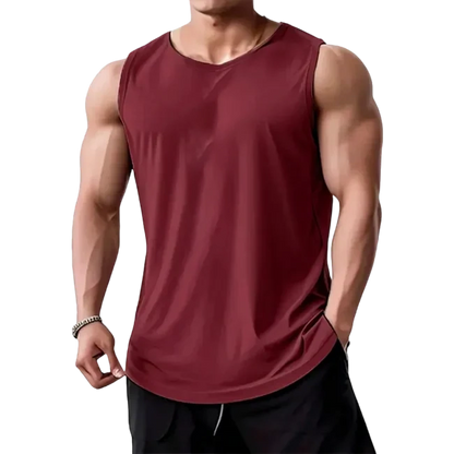 Men's Sleek Athletic Tank Top – Ultra-Soft Moisture-Wicking Fabric, Perfect for Gym to Street Style