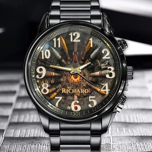 Ignite Time: Personalized Rocket Launch Watch