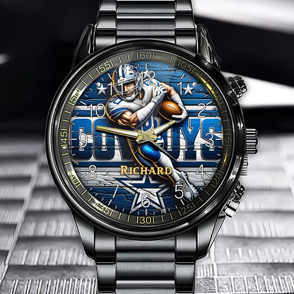 Personalized Football Hero Watch – Add Your Name for a Legendary Look