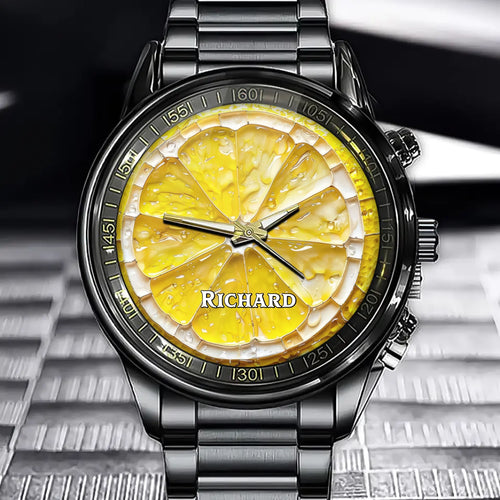Personalized Fresh Citrus Realm Watch - Add Your Name to This Magic Design