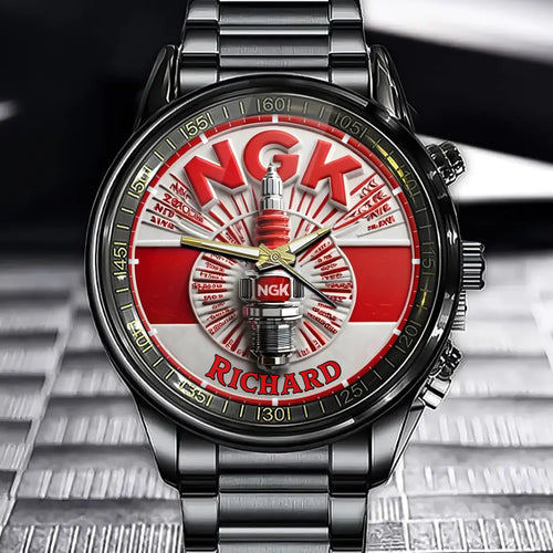 Personalized Spark Plug Watch - Designed For The Mechanical enthusiast