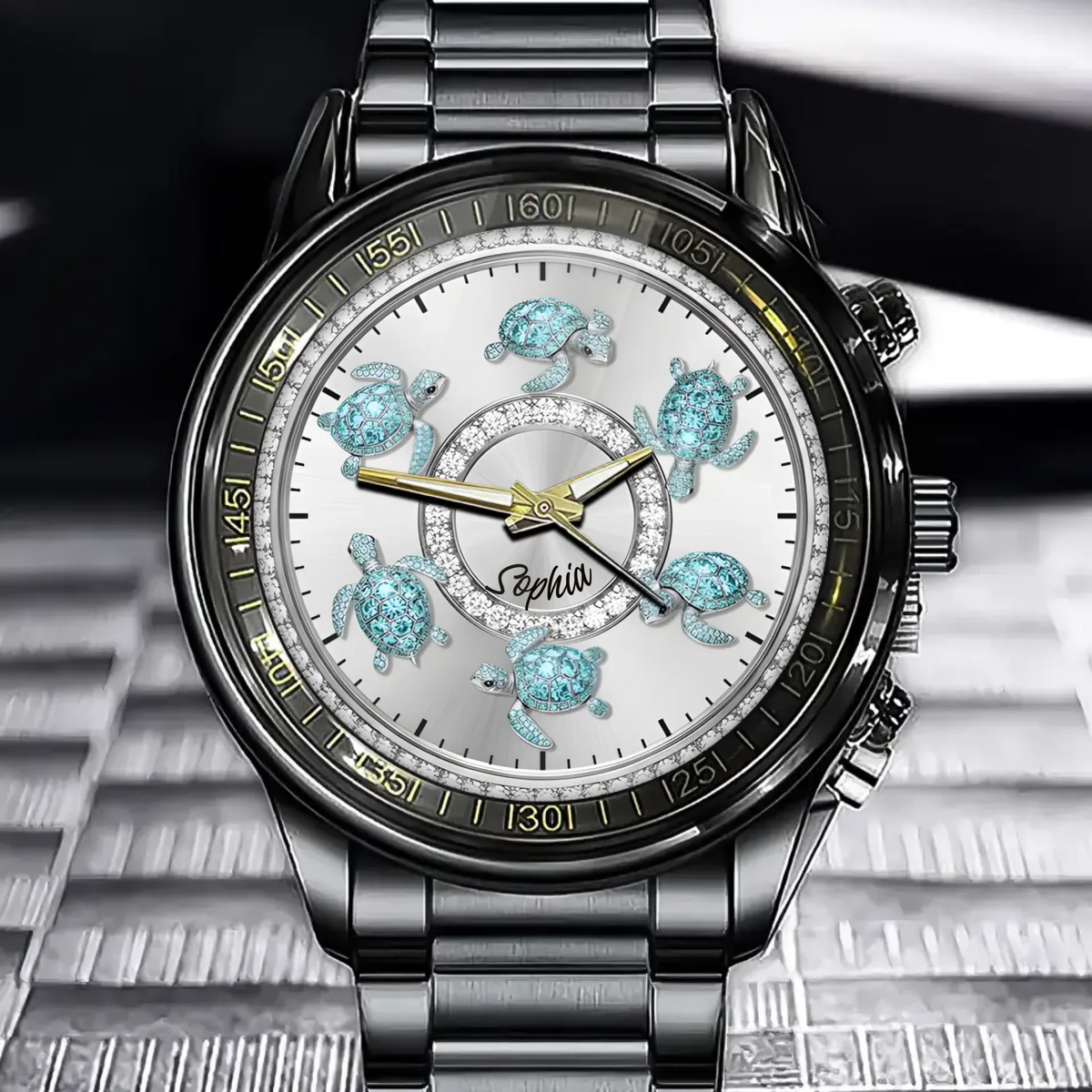 Love Turtles - Personalized Turtle Women Hand Watch