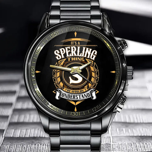 Custom Name Watch with Family Initial - Personalized Gift for Everyone