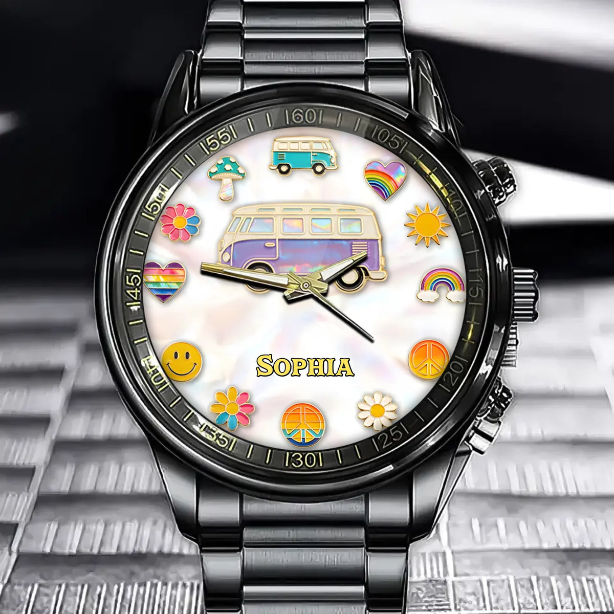 Personalized Hippie-Style Retro Watch - Hippie Souls