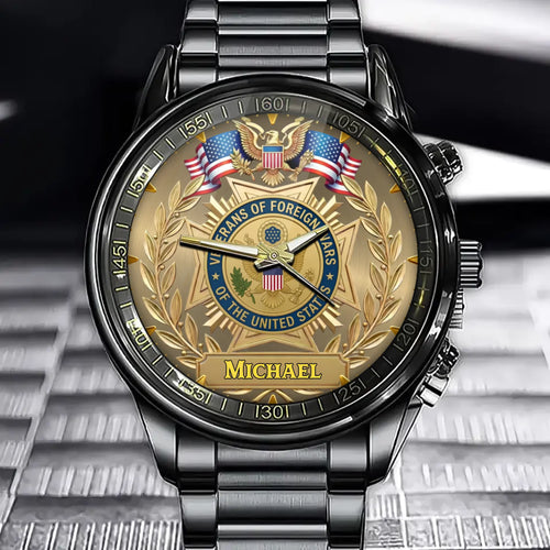 Personalized Vfw Watch – The Perfect Gift For Veterans And Patriotic Americans