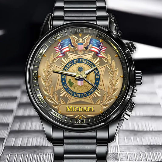 Personalized Vfw Watch – The Perfect Gift For Veterans And Patriotic Americans