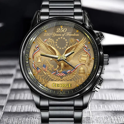 Personalized "Legacy Of Liberty" Watch–Honoring 250 Years Of American Freedo