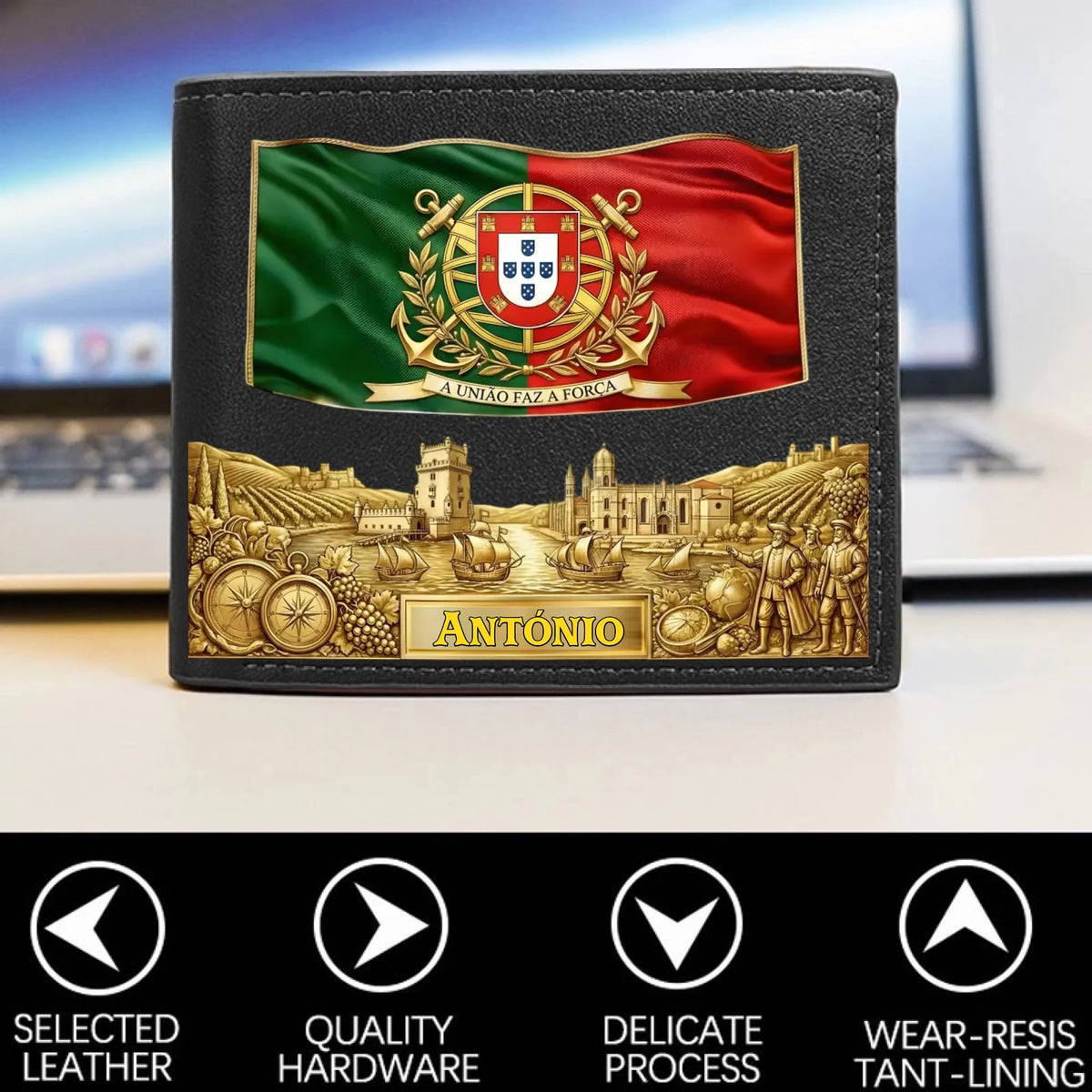 Personalized Veteran World Tour Wallet Perfect Gift_yythkg