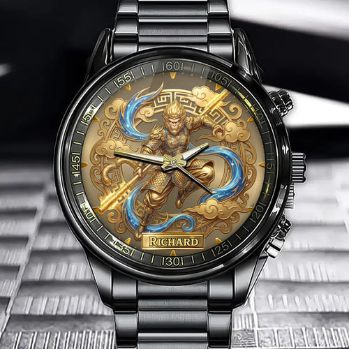 Personalized Sun Wukong Mythical Warrior Watch – Custom Name Edition For Legendary Fans