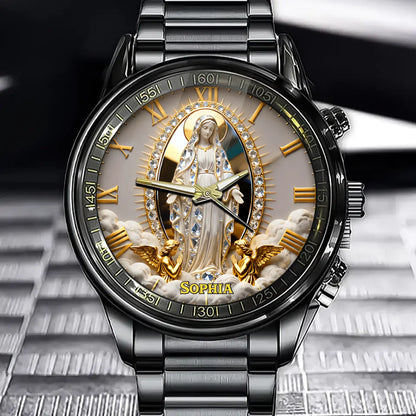 Personalized Sacred Harmony Watch – Custom Name Edition for Spiritual Inspiration