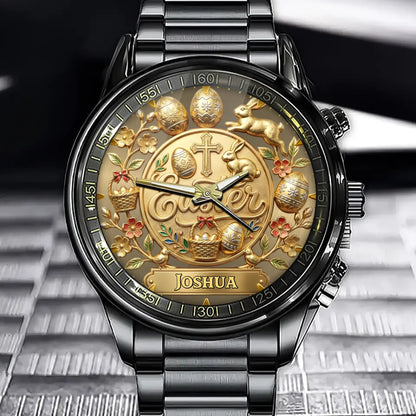 Personalized Easter Watch-Custom Name Engraving Ideal Holiday Gift