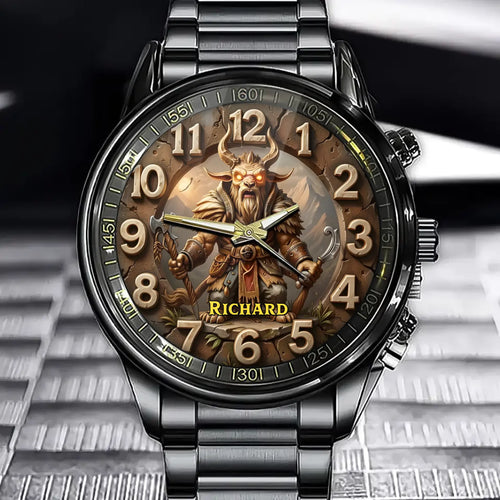 Personalized Norse Mythology Watch-Custom Name Gift For Mythology Lovers