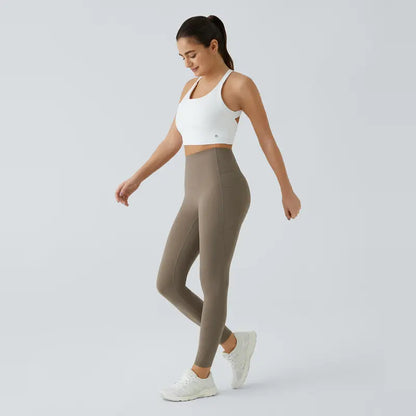 Ultra Sculpt So Cinched High Waisted Tummy Control Side Pocket Shaping Training Leggings