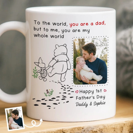 Custom Photo Mug - Personalized Baby Shower, Gender Reveal Gifts For New Dads, New Grandpas - Celebrate New Beginnings