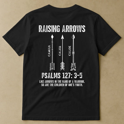 Raising_Arrows_Christian_Father_S_Day_Gift_For_Dad_Husband_With_Kids_Names_Personalized_Shirt_1