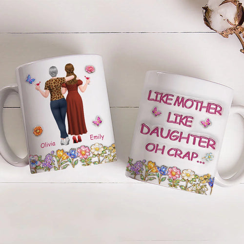 Custom 3D Effect Mug-Personalized Like You Like Me