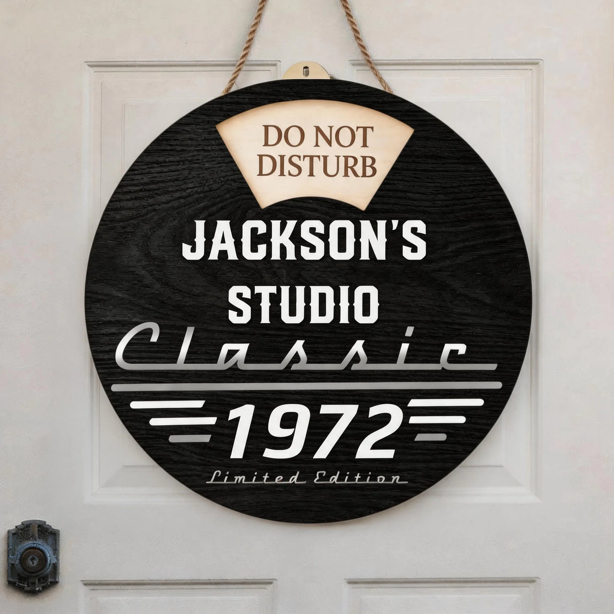 Custom Rotating Door Sign-Personalized Personalized Vintage Old Age Gift For Him