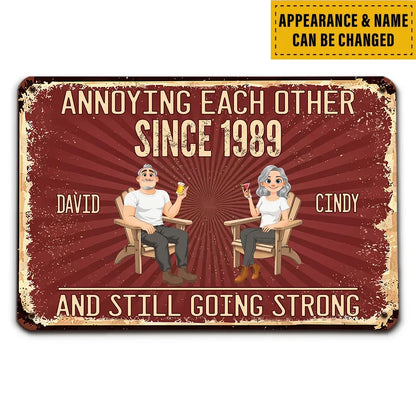Everlasting Love - Personalized Custom Metal Sign