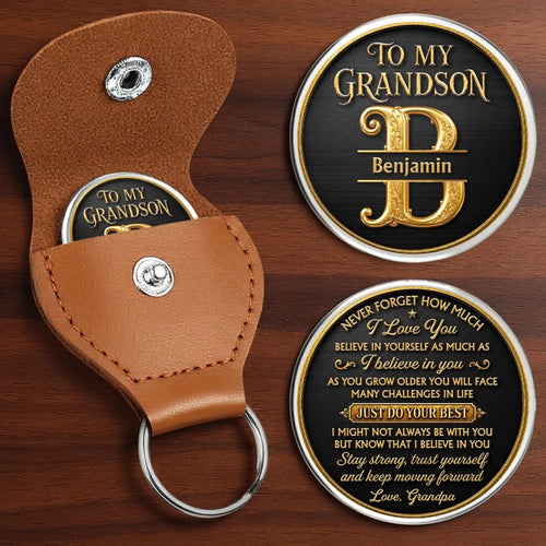 Custom Pocket Hug - Personalized Birthday Gifts For Grandson - Always My Buddy