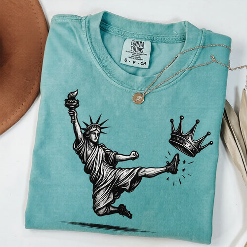 🔥No Kings Shirt, Statue of Liberty, Democracy Tee,  Liberal T shirt, Democrat T Shirt, Anti Fascism