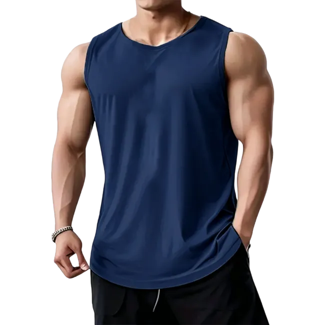 Men's Sleek Athletic Tank Top – Ultra-Soft Moisture-Wicking Fabric, Perfect for Gym to Street Style