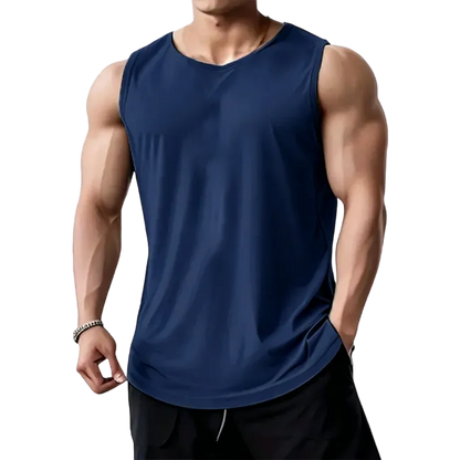 Men's Sleek Athletic Tank Top – Ultra-Soft Moisture-Wicking Fabric, Perfect for Gym to Street Style