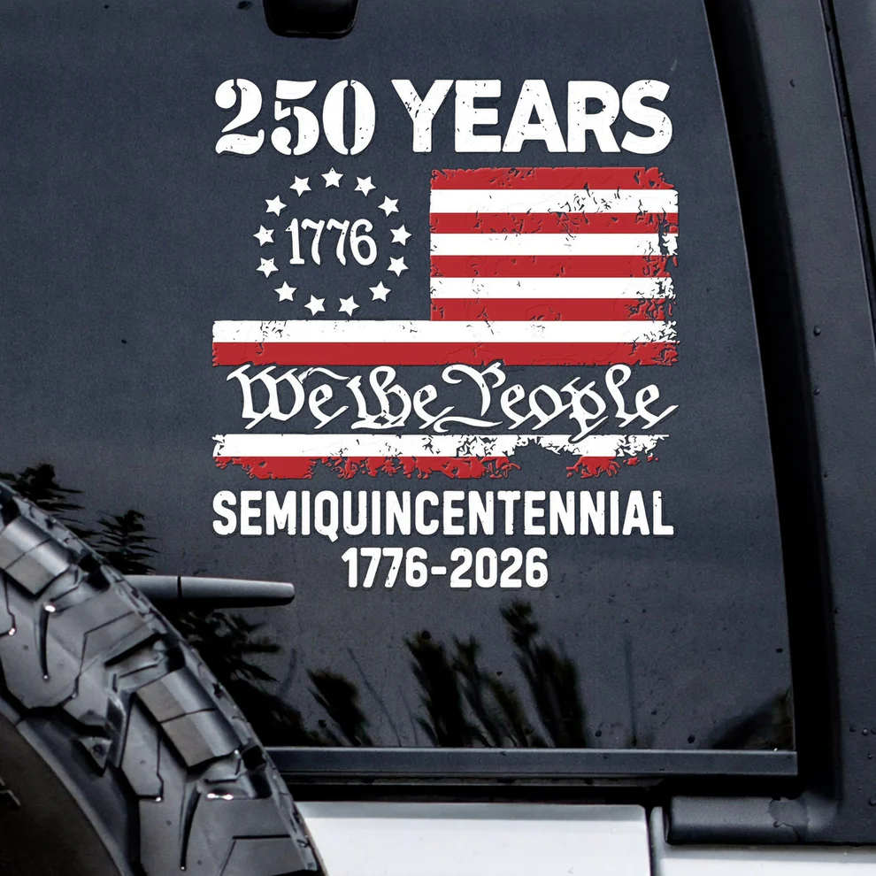 LIMITED TIME OFFER – 250th Anniversary Decal United States Of America Eagle Patriotic