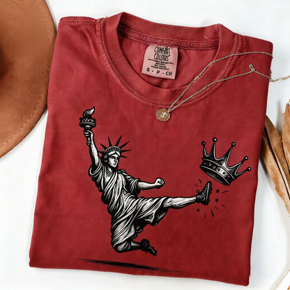 🔥No Kings Shirt, Statue of Liberty, Democracy Tee,  Liberal T shirt, Democrat T Shirt, Anti Fascism