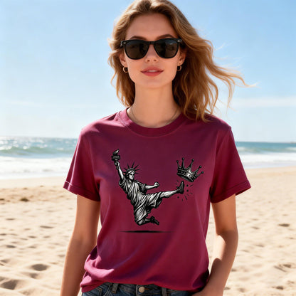 🔥No Kings Shirt, Statue of Liberty, Democracy Tee,  Liberal T shirt, Democrat T Shirt, Anti Fascism